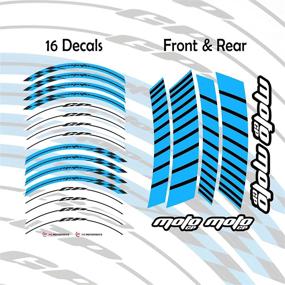 img 2 attached to MC MOTOPARTS Наклейки Наклейки Compatible