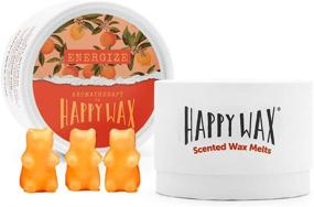 img 4 attached to Happy Wax - Aromatherapy Wax Melts Infused With Energizing Citrus - Soy Wax Melts Infused With Essential Oils (Energize)