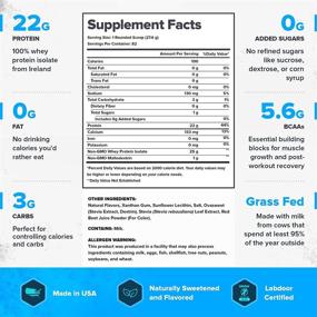 img 2 attached to 🍓 Legion Whey+ Grass Fed Whey Isolate Protein Powder - Low Carb, Low Calorie, Non-GMO, Lactose Free, Gluten Free, Sugar Free, All Natural Whey Protein Isolate, 5 Pounds (Strawberry Banana)