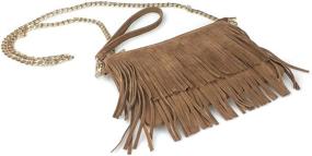 img 2 attached to Hoxis Fringe Womens Shoulder Wristlet Women's Handbags & Wallets for Crossbody Bags