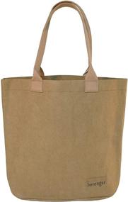 img 4 attached to Washable Kraft Paper Purse Eco Friendly