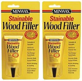img 4 attached to 🔨 Minwax 42851000 Stainable Wood Filler: Convenient 2-Pack, Ideal for Wood Repairs and Staining