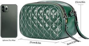 img 3 attached to Sindax Crossbody Quilted Shoulder Lightweight Women's Handbags & Wallets in Shoulder Bags