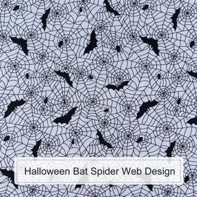 img 1 attached to 🕷️ Enhance Your Halloween Décor with LUSHVIDA Spider Halloween Rectangle Tablecloth