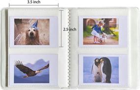img 1 attached to 📸 ACHOI Kpop Photocard Holder Book - Mini Photo Album with 64 Pockets for Fujifilm Instax Mini 11 7s 8 8+ 9 25 26 50s 70 - Photo Card Binder Mini Kpop
