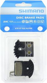 img 4 attached to 🔧 Optimized Shimano J04C Metal Disc Brake Pads with Enhanced Spring and Fins