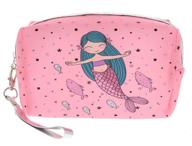 cosmetic bag jelly fishn mermaid logo
