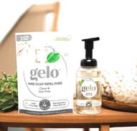 🌱 gelo refill plant based essential oil hand liquid soap (10 oz.) - clean & dye-free - bottle, refill pods, or both logo