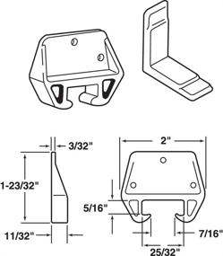 img 1 attached to 🗂️ Enhanced Prime Line Drawer Plastic Construction Saddles for Ultimate Durability and Organization