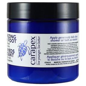 img 1 attached to 🦶 Carapex Super Moisturizing Foot Cream: Soften Calloused Feet with Natural Heel Rescue Formula - Unscented, Single