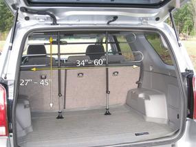 img 1 attached to Heininger 3048 PortablePET Pet Partition: Adjustable & Portable Solution for Containing Pets in Vehicles!