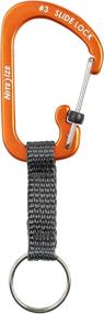 img 2 attached to 🔑 Stay Organized with the Nite Ize SlideLock Key Ring: Locking Carabiner Key Chain for Easy Access and Secure Hold in Vibrant Orange