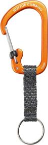 img 1 attached to 🔑 Stay Organized with the Nite Ize SlideLock Key Ring: Locking Carabiner Key Chain for Easy Access and Secure Hold in Vibrant Orange