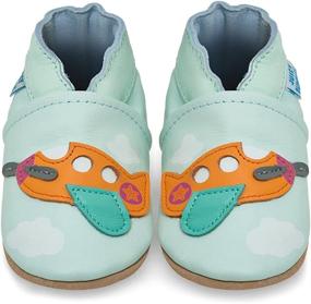 img 4 attached to Soft Sole Leather Baby Shoes - 👶 Baby Boy and Girl Walking Shoes - Baby Moccasins