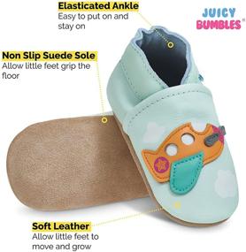 img 2 attached to Soft Sole Leather Baby Shoes - 👶 Baby Boy and Girl Walking Shoes - Baby Moccasins