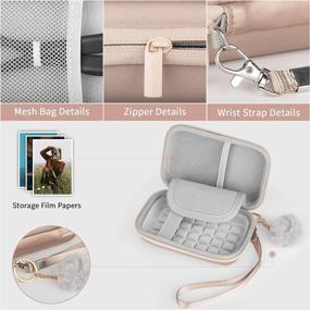 img 2 attached to 🌸 Rose Golded Yinke Case: Ultimate Travel Protection for Canon Ivy Mobile Mini Photo Printer & Canon Ivy CLIQ 2/+2 Instant Camera Printer