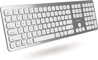 macally bluetooth wireless keyboard for mac/imac/apple mac pro - compatible with mac mini, macbook pro/air - rechargeable full-size mac wireless keyboard - btwkeymb логотип