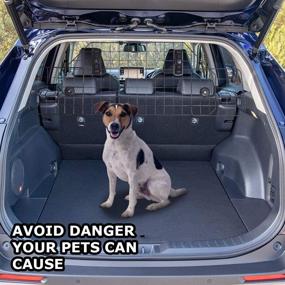 img 3 attached to VaygWay Dog Car Pet Barrier: The Ultimate Adjustable Gate for Vehicle Separation