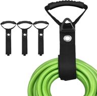 🔗 3 pack heavy duty storage straps with handle for cables, hoses, and ropes – easy-carry extension cord organizer for pool hoses, garden hoses, cords (2''x22'') logo