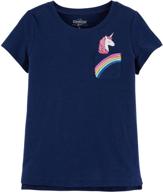 kosh girls toddler pocket grey girls' clothing in tops, tees & blouses logo