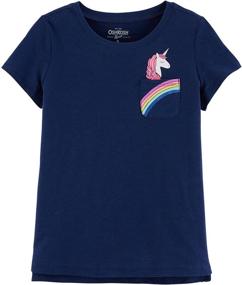 img 1 attached to Kosh Girls Toddler Pocket Grey Girls' Clothing in Tops, Tees & Blouses