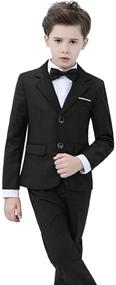 img 1 attached to 👔 Yavakoor Formal Tuxedo Outfit: Premium Boys' Clothing and Suits & Sport Coats for Weddings