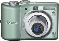 green canon powershot a1100is 12.1 mp digital camera with optical image stabilization, 4x zoom, and 2.5-inch lcd logo