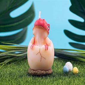 img 1 attached to 🦕 Ilikepar Dinosaur Baby Candle: The Perfect Gift for Baby Showers, Birthdays, Easter Parties & Children's Celebrations!
