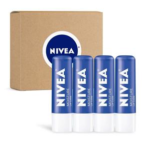 img 4 attached to NIVEA Intensively Moisturizing Lip Care Balm, 💋 Butter, 0.68 Oz, Pack Of 4 - Unisex