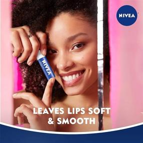 img 2 attached to NIVEA Intensively Moisturizing Lip Care Balm, 💋 Butter, 0.68 Oz, Pack Of 4 - Unisex