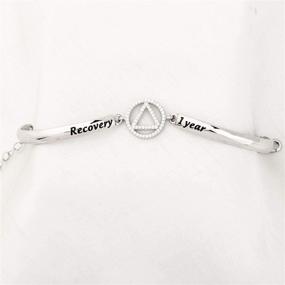 img 2 attached to 🎗️ KUIYAI AA Yearly Bracelet Recovery: A Meaningful Addiction Recovery Jewelry Gift for Alcoholics Anonymous - Available in 1, 2, and 3 Year Options