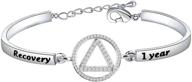 🎗️ kuiyai aa yearly bracelet recovery: a meaningful addiction recovery jewelry gift for alcoholics anonymous - available in 1, 2, and 3 year options logo