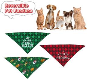 img 2 attached to Topstarry Christmas Bandanas Adjustable Accessories