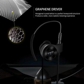 img 3 attached to 🎧 HS-3 Bluetooth Headphones with DSP Audio Algorithm, True Voice Recognition, Rotatable Ear Hook, Graphene Driver, and Fast Charging - Ideal for Workout, Gym, Running and Sports