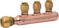 🔁 brass 3-port closed sharkbite 25553lf manifolds with push-fit branches logo