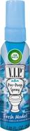 🚽 air wick v.i.p. pre-poop toilet spray: up to 100 uses of essential oil-infused freshness – travel-sized 1.85 oz, perfect for holiday gifts, white elephant & stocking stuffers logo