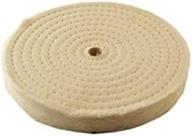 8-inch (80 ply) 4-pack extra thick spiral sewn buffing wheel logo