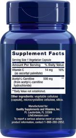 img 3 attached to 💯 100 вегетарианских капсул Life Extension Acetyl L-carnitine 500 мг