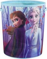 🥶 disney frozen 2 circular storage bin: convenient and stylish organization solution logo