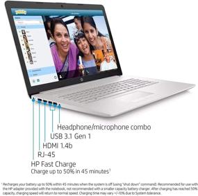 img 1 attached to 💻 HP 17.3" HD+ Touchscreen Laptop with 10th Gen Intel Core i5, 8GB RAM, and 256GB SSD - Windows 10 Home