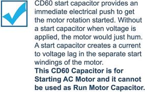 img 3 attached to 🔌 HQRP Electric Compressor Coaster with Capacitor - Enhanced for Material Handling Products