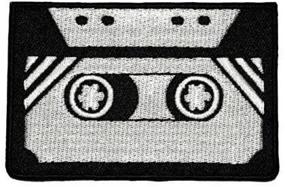 img 2 attached to 🎵 Vintage Tape Cassette Retro DIY Applique Patch TCS-01: Iron-on for Sewing & Embroidery