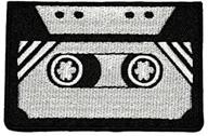 🎵 vintage tape cassette retro diy applique patch tcs-01: iron-on for sewing & embroidery logo