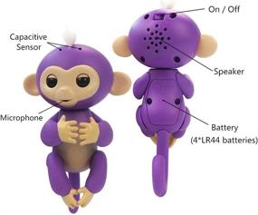 img 1 attached to 🐒 Fingerlings Baby Monkey Bella Bonus - The Ultimate Interactive Toy for Kids!
