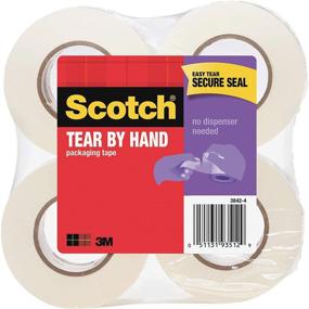 img 4 attached to Scotch Tear Inches 4 Pack 3842 ✂️ 4: Reliable and Efficient Tape for All Your Projects
