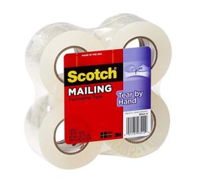 img 3 attached to Scotch Tear Inches 4 Pack 3842 ✂️ 4: Reliable and Efficient Tape for All Your Projects