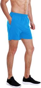 img 3 attached to 🏃 EZRUN Men's 5-Inch Quick Dry Running Shorts with Liner, Lightweight Athletic Workout Shorts with Zipper Pockets