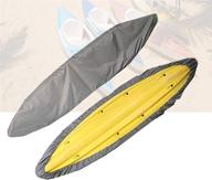 🚣 iisport waterproof kayak cover - uv protection for fishing boat, hobie pro angler, rowing shell & paddle board - dustproof and sunblock storage cover логотип