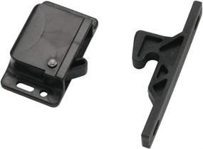 img 1 attached to 🚪 RV Black Push Latch - Decorite 5838 - 5lb Capacity - C3-805 - H315 (Set of 4)