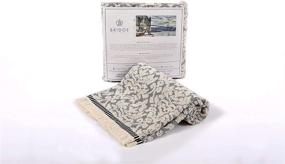 img 2 attached to BRIDGE ISTANBUL Turkish Hand Towels - 100% Cotton Decorative Bathroom Set of 2 (20x32) Inches - Perfect for Hand, Face, Gift or Hair Bath